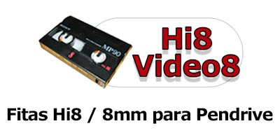 digitalização e conversão de fita de video hi8 e video8 para pendrive