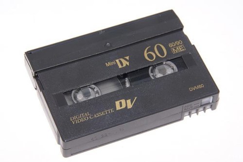 Fita de vídeo MiniDV de 60 minutos