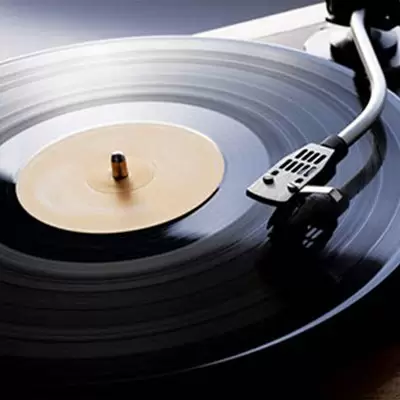 Disco de vinil em reprodução